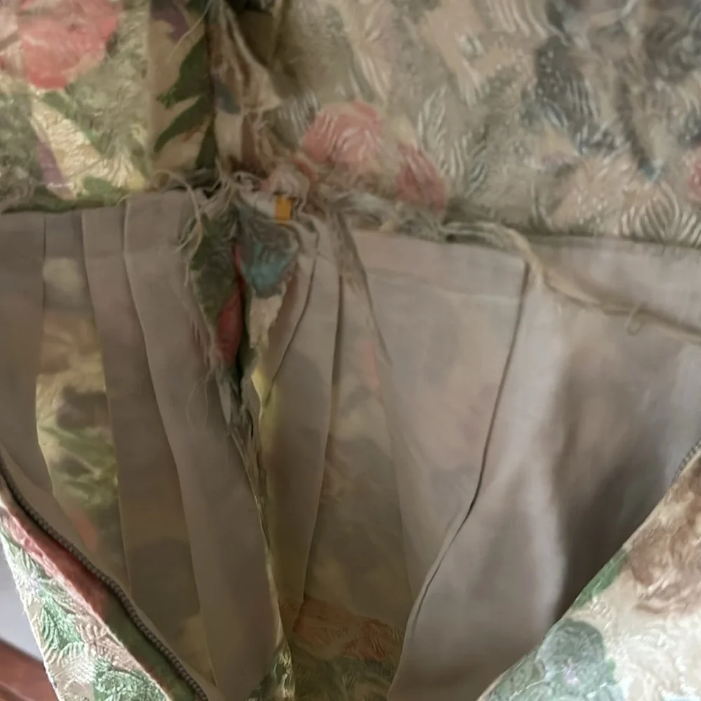 VTG American Rag CIE 1984 Compagnie California Brocade Mini Dress XS - Picture 4 of 6